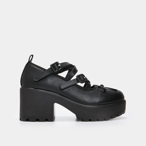 Koi Footwear Margot Ballet Mary Janes Women's Mary Jane Shoes Black | 15083-SMUQ