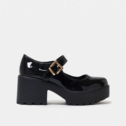 Koi Footwear Tira Mary Janes 'patent Edition' Women's Mary Jane Shoes Black | 92378-IHGB