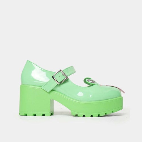 Koi Footwear Tira Mary Janes ‘cheeky Frog Edition’ Women's Mary Jane Shoes Green | 19054-IGVJ